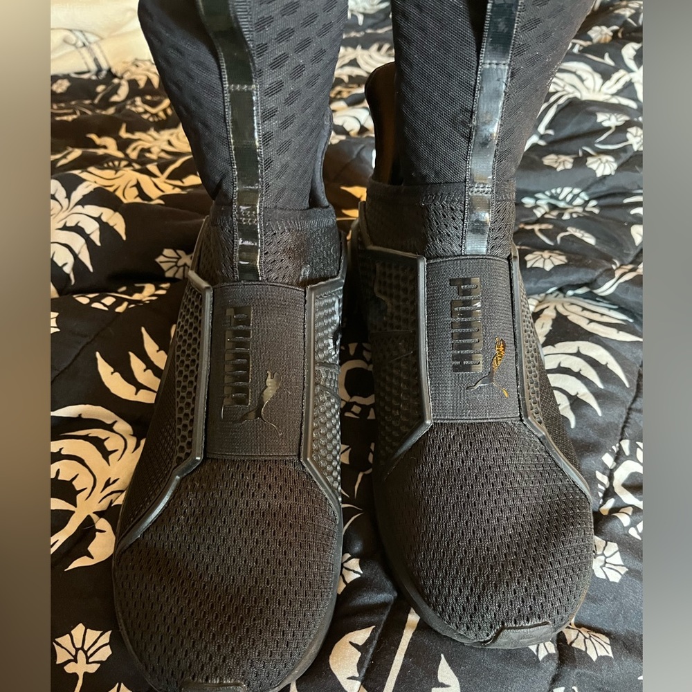 Puma Rihanna black sneakers